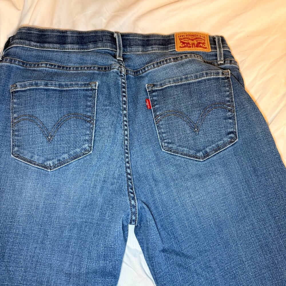 Levi’s 525 Perfect Waist Straight – Dark wash– Size 12 - Picture 3 of 4